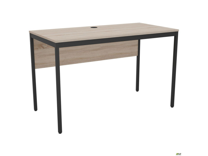 Стол AMF Осло (1187х600х750Н) черный графит, Дуб Сонома