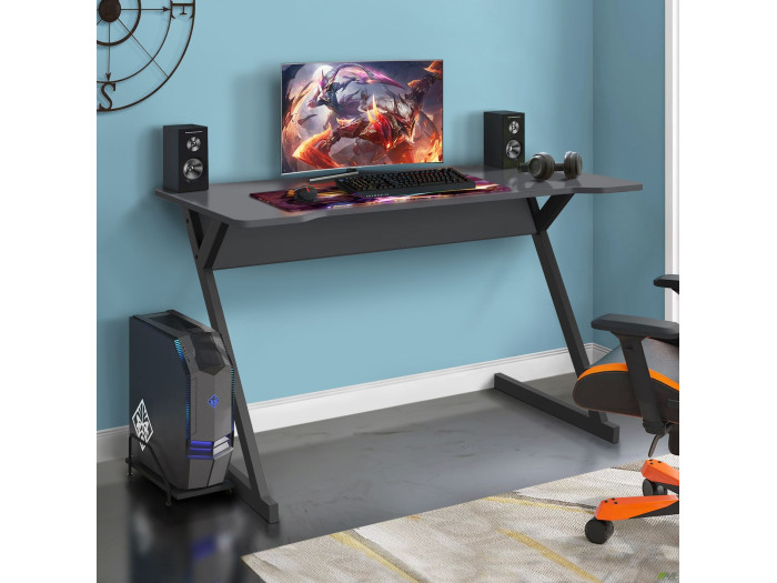 Стіл AMF Dexter DX1200 (1200х600х750Н) чорний графіт/Сірий Шифер