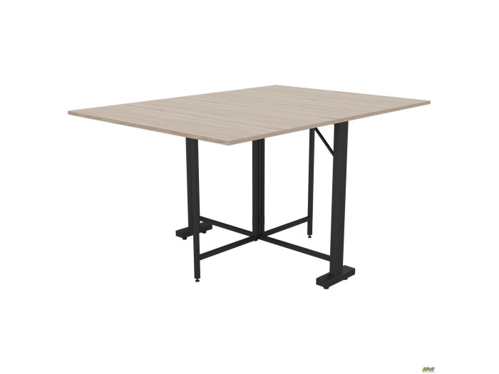Стол AMF Fold 2 FL2 1400 (1380/210х1000х750Н) черный/Дуб Сонома
