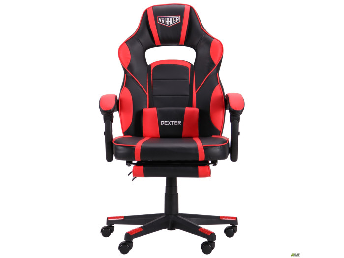 Крісло AMF VR Racer Dexter Webster чорний/червоний