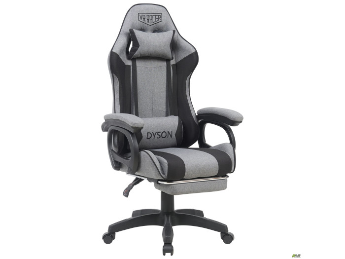 Крісло геймерське AMF VR Racer Textile Dyson темно-сірий/чорний