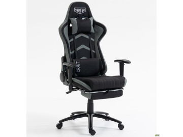 Кресло AMF VR Racer Textile Craft черный/серый