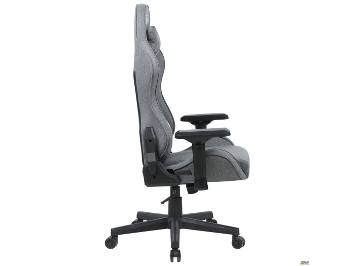 Крісло AMF VR Racer Textile Maximus тканина сіра/чорна
