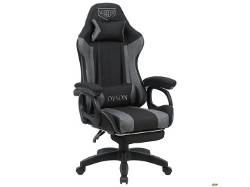 Крісло геймерське VR Racer Textile Dyson темно-сірий