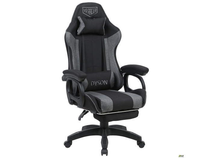 Крісло геймерське VR Racer Textile Dyson темно-сірий