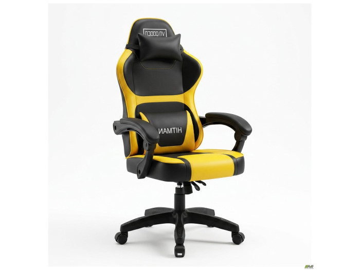 Крісло AMF VR Racer Dexter Hitman чорний/жовтий
