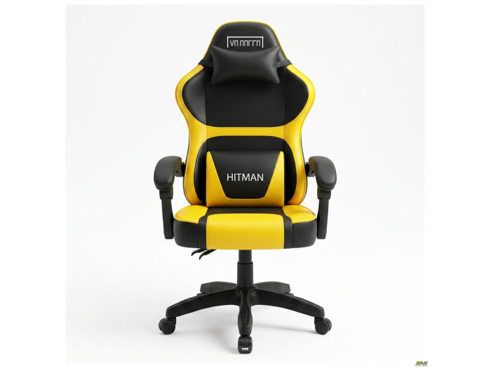 Крісло AMF VR Racer Dexter Hitman чорний/жовтий