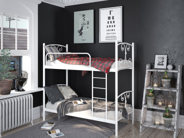 Кровать двухъярусная Tenero Жасмин 90x200