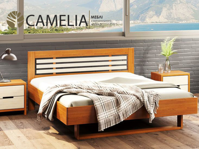 Ліжко Camelia Лантана 90x190 - бук