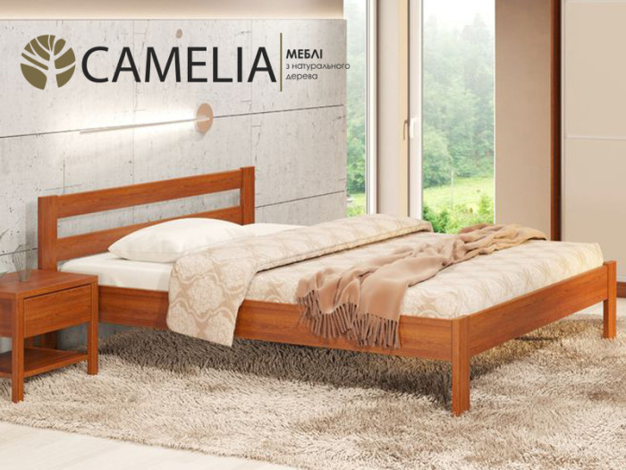 Ліжко Camelia Альпіна 140x200 - бук
