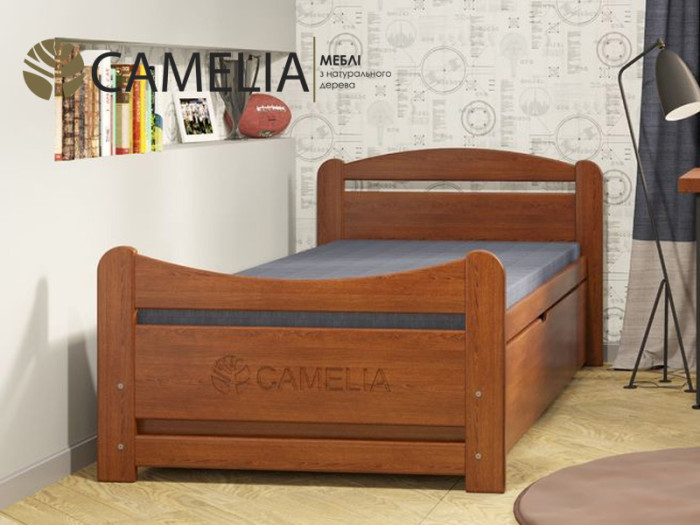 Кровать Camelia Линария 90x200 - бук