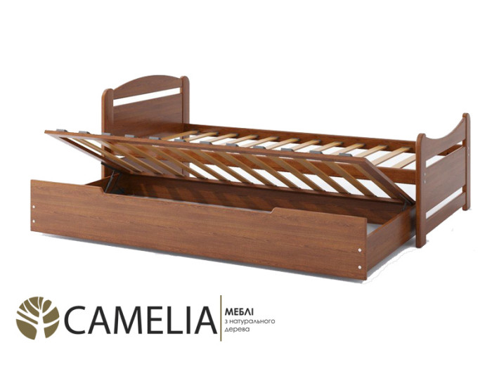 Кровать Camelia Авена 90x200 - бук