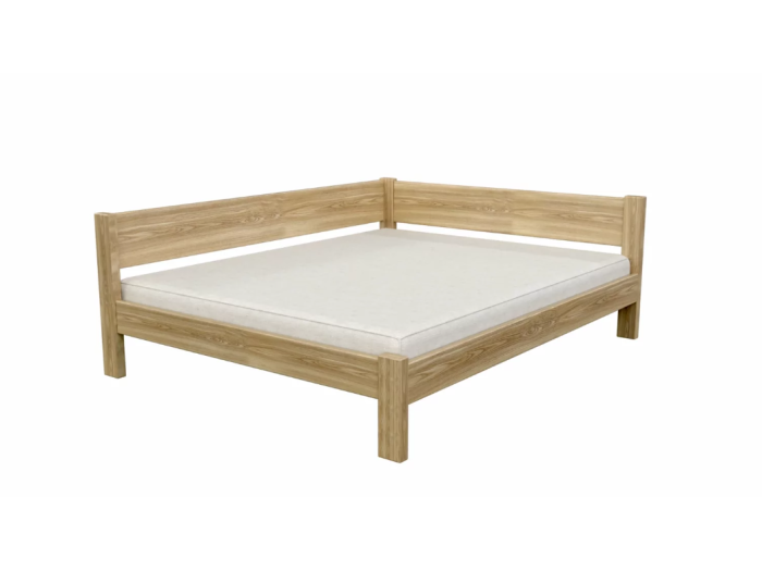 Ліжко Меблікофф Кут 160x200 - ясен