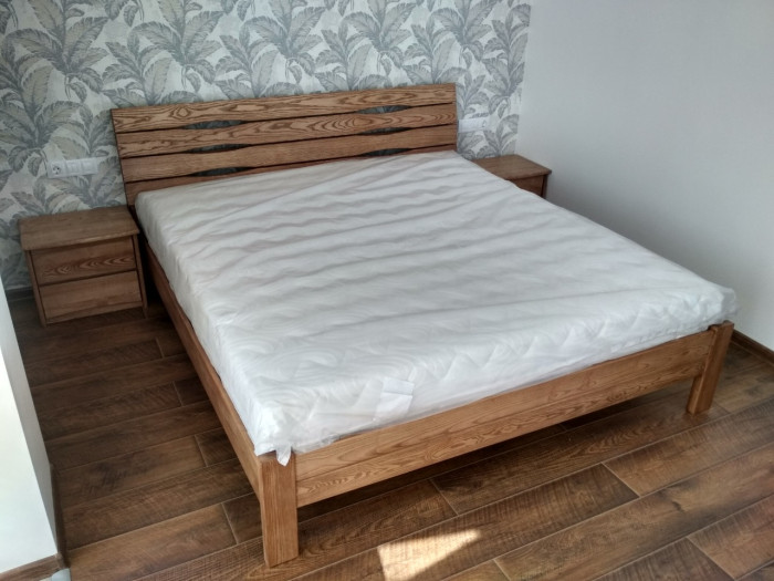 Ліжко Меблікофф Портленд 160x200 - ясен