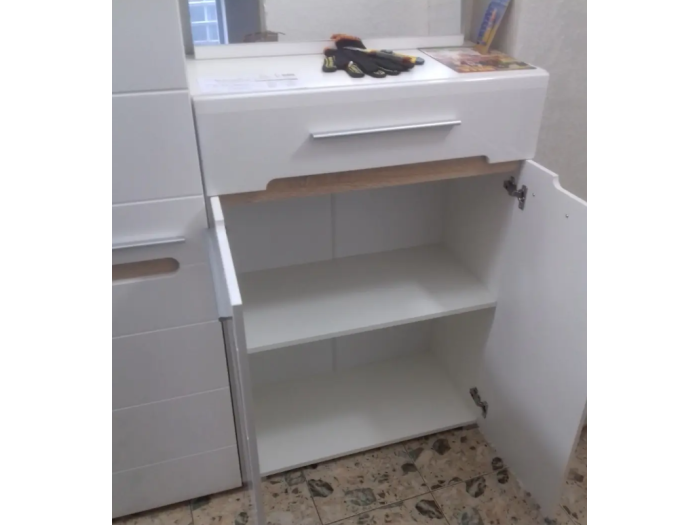 Комод Світ Меблів Бʼянко 2ДШ, 80x40 см (ШxГ)