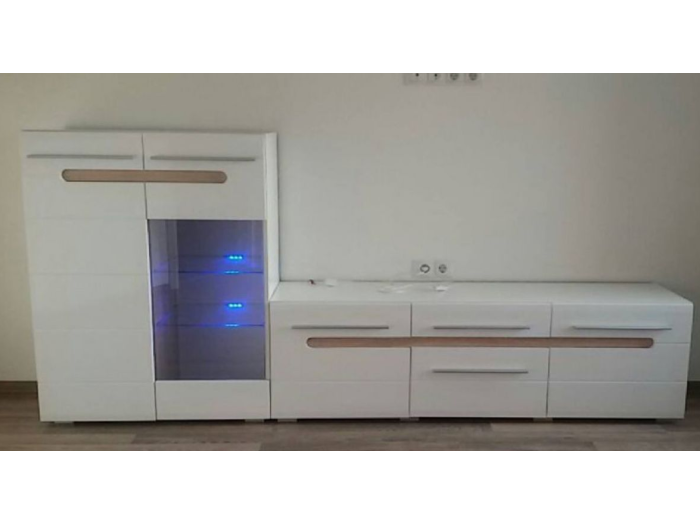 Комод Світ Меблів Бьянко 2Д СК, 80x40 см (ШxГ)