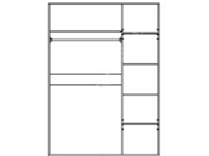 Шафа Світ Меблів Бʼянко 3Д