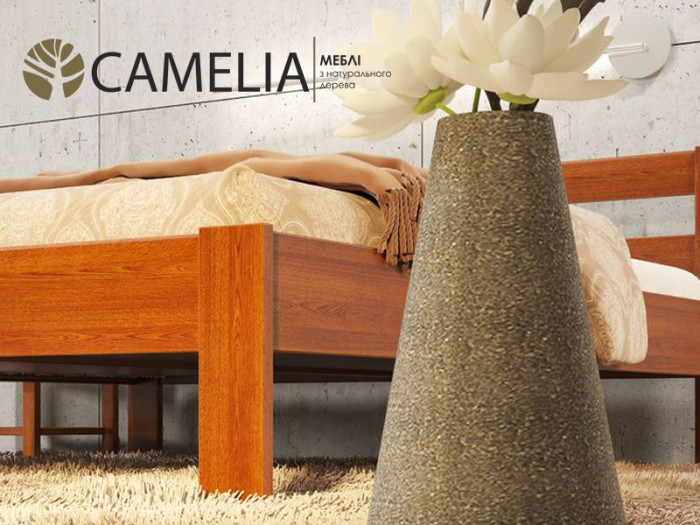 Ліжко Camelia Альпіна 90x200 - бук