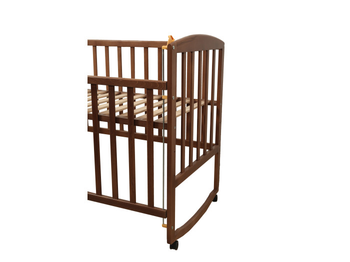 Ліжко для новонароджених Goydalka AMELI з рухомою боковиною, 60x120, Бук