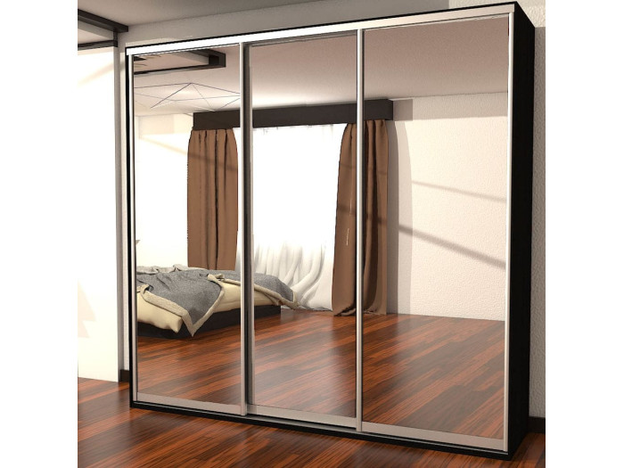 Шкаф - купе Luxe Studio Классик - 1 трехдверный 220x220x45 см - Зеркало