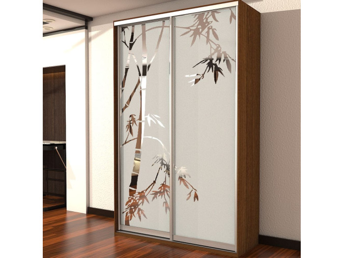 Шкаф - купе Luxe Studio Классик - 1 двухдверный 190x210x45 см - Пескоструй