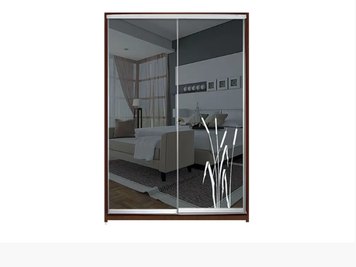Шкаф - купе Luxe Studio Классик - 1 двухдверный 100x220x45 см - Тонированное зеркало