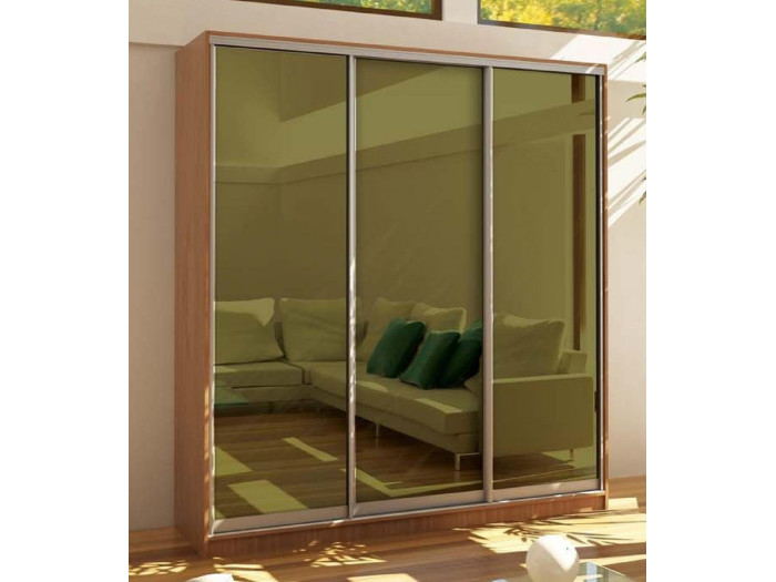 Шкаф - купе Luxe Studio Классик - 2 трехдверный 220x240x45 см - Тонированное зеркало