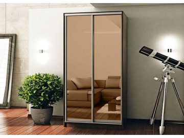 Шафа - купе Luxe Studio Класік - 4 дводверна 150x220x60 см - Тоноване дзеркало