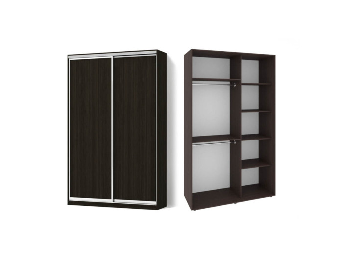 Шкаф - купе Luxe Studio Классик - 4 двухдверный 200x220x45 см - ЛДСП