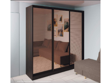 Шкаф - купе Luxe Studio Классик - 3 трехдверный 210x200x45 см - Тонированное зеркало