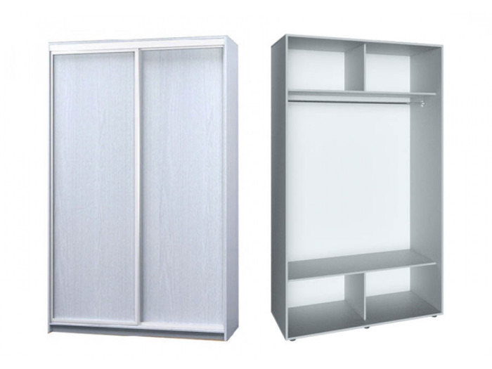 Шкаф - купе Luxe Studio Классик - 2 двухдверный 130x220x60 см - ЛДСП