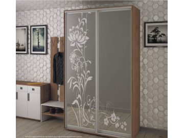 Шкаф - купе Luxe Studio Классик - 2 двухдверный 150x200x45 см - Пескоструй