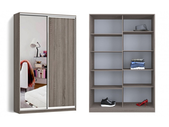Шкаф - купе Luxe Studio Классик - 3 двухдверный 150x200x60 см - Зеркало