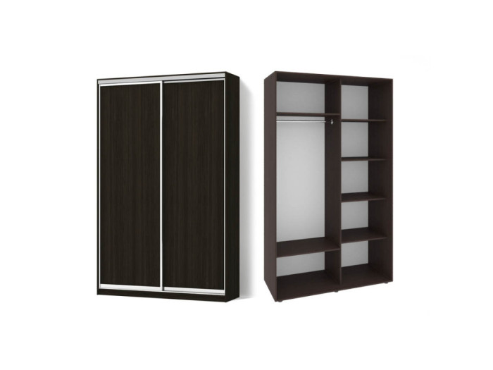 Шкаф - купе Luxe Studio Классик - 1 двухдверный 170x220x60 см - ЛДСП