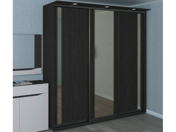 Шкаф - купе Luxe Studio Классик - 1 трехдверный 230x220x60 см - ЛДСП