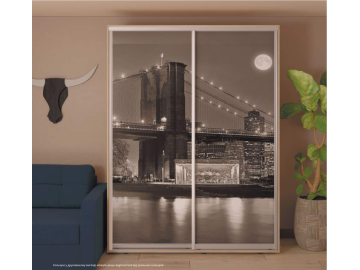 Шкаф - купе Luxe Studio Классик - 2 двухдверный 180x200x45 см - Фотопечать