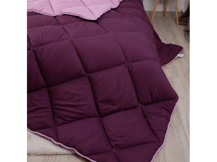 Ковдра TEP FRIENDLY ALASKA Бордова комбінована 200x220