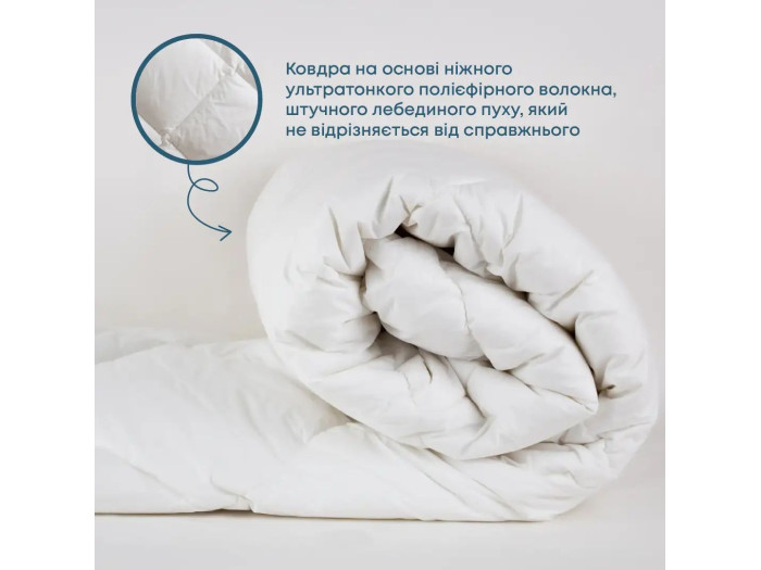 Ковдра TEP FRIENDLY ТЕП ЛЕБЕДИНИЙ ПУХ тік 200x210