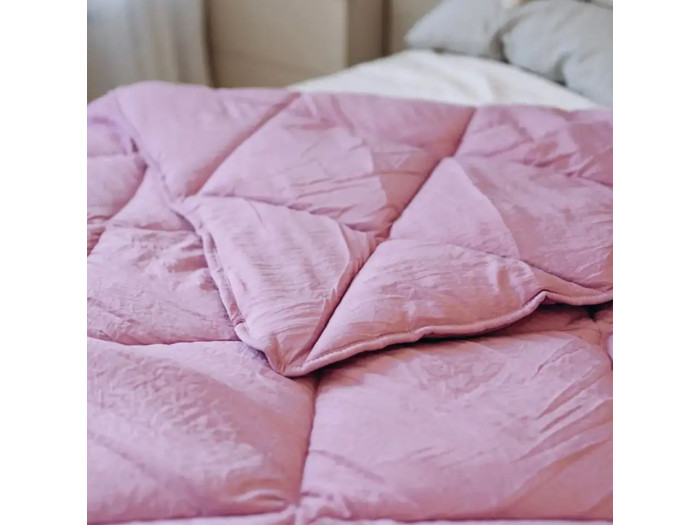 Ковдра TEP WASHED COTTON Рожева пудра (у відтінках) 140x200