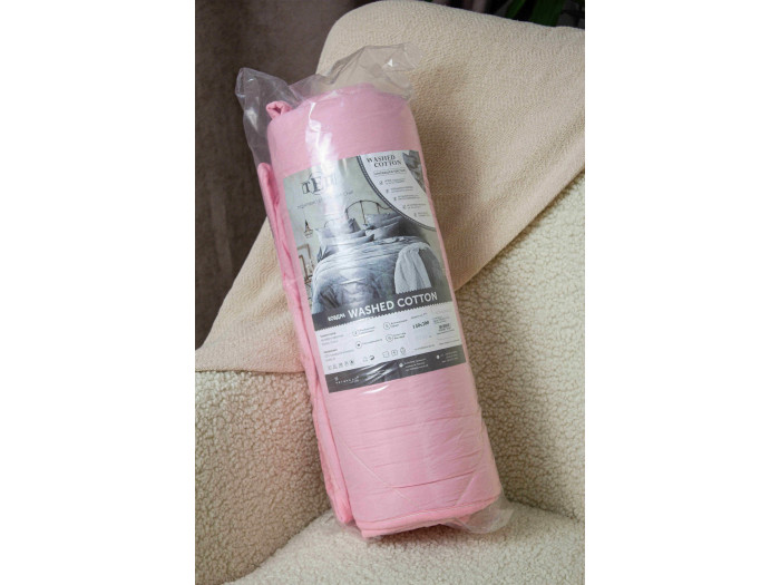 Ковдра TEP WASHED COTTON Рожева пудра (у відтінках) 140x200