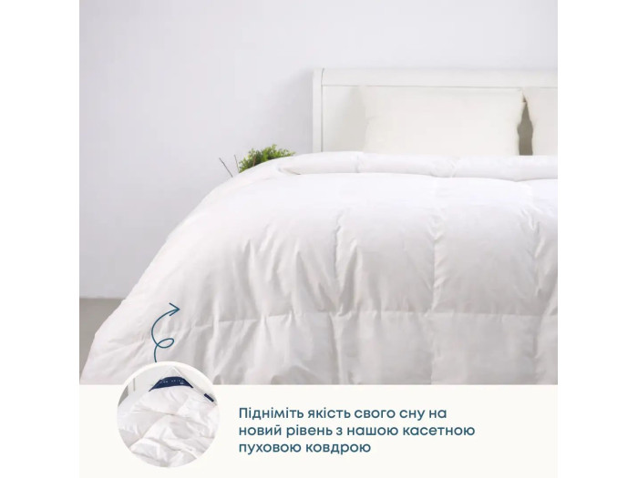 Ковдра TEP COTE BLANC Пухова-касетна 140x205
