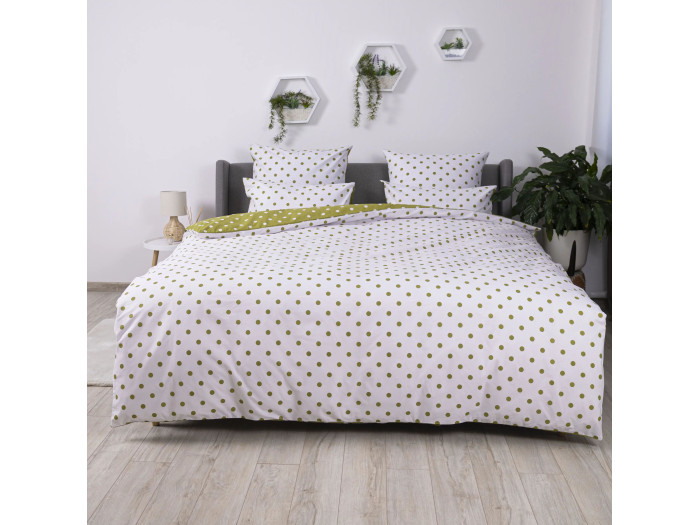 Комплект постельного белья TEP Olive Dots 70x70 полуторное