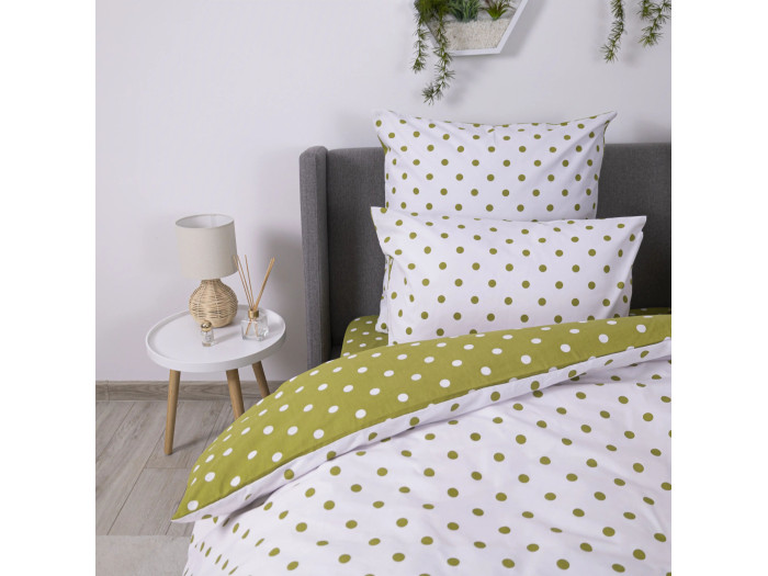 Комплект постельного белья TEP Olive Dots 70x70 полуторное