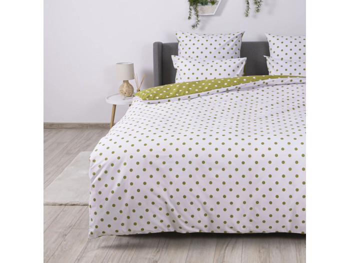 Комплект постельного белья TEP Olive Dots 70x70 полуторное