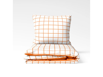 Комплект постільної білизни TEP Terracotta Check 70x70 полуторна