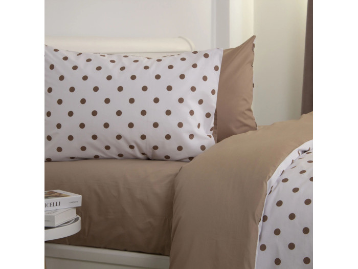 Комплект постільної білизни TEP Happy Sleep Chocolate Dots двоспальна
