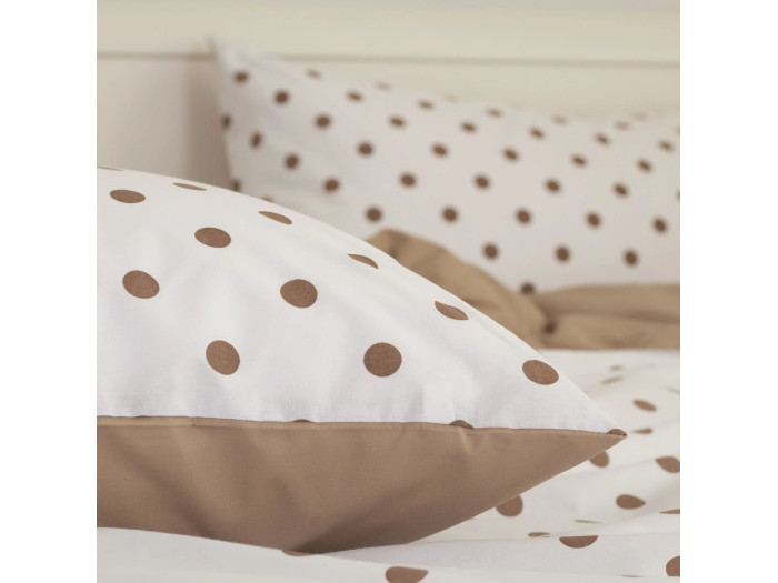 Комплект постільної білизни TEP Happy Sleep Chocolate Dots двоспальна