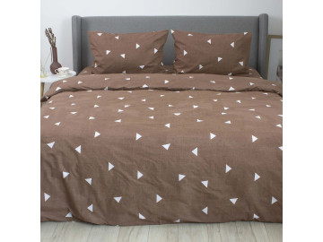 Комплект постільної білизни TEP Happy Sleep Choco Triangles двоспальна