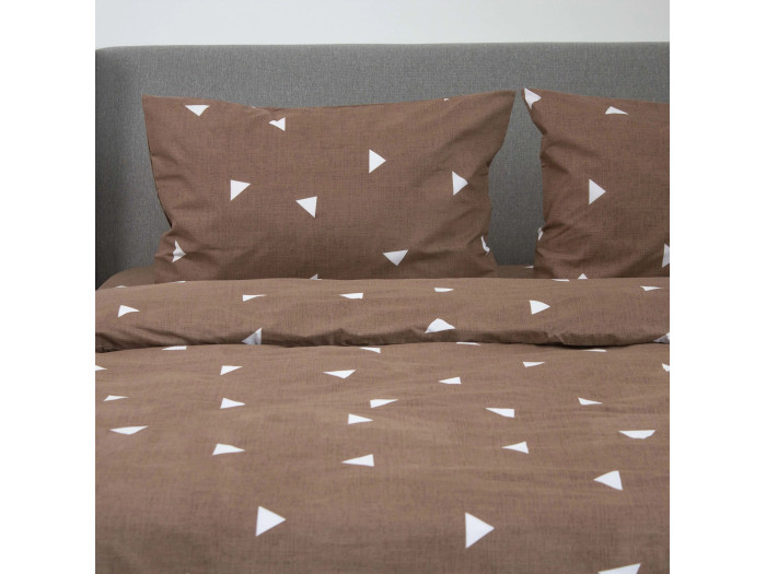 Комплект постільної білизни TEP Happy Sleep Choco Triangles двоспальна