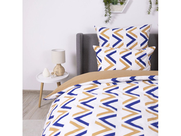 Постільна білизна TEP Soft dreams Geometry Pasion 70x70 полуторна